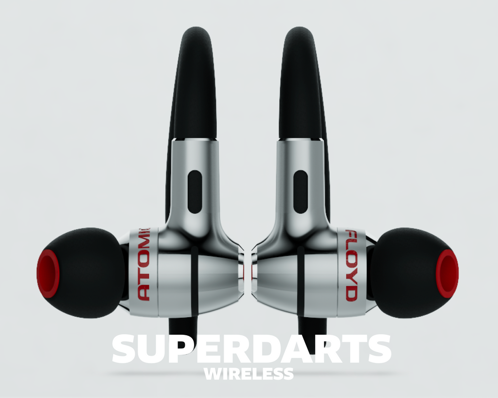 イヤホン ATOMIC FLOYD Super Darts +Remots SuperDarts — Hi-Res Stainless Steel In-Ear Headphones | Atomic Floyd