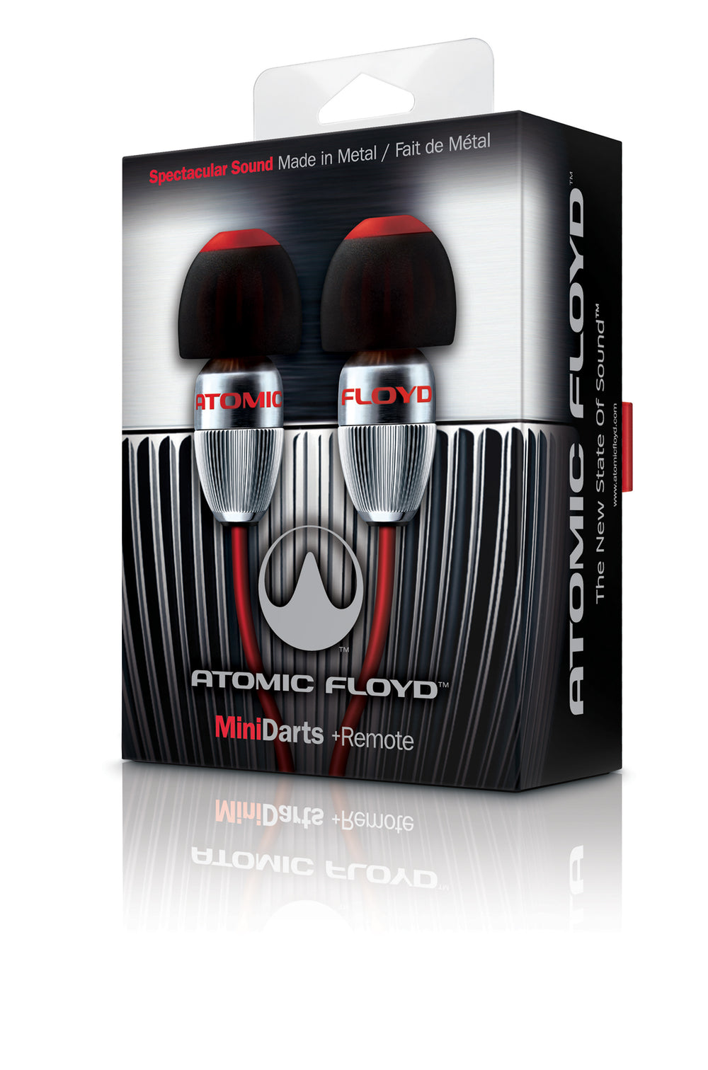 イヤホン ATOMIC FLOYD Super Darts +Remots SuperDarts — Hi-Res Stainless Steel In-Ear Headphones | Atomic Floyd